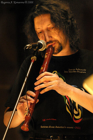 Роман Столяр на джазовом фестивале в Пущино, 17 декабря 2007 г.